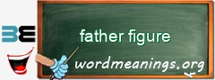 WordMeaning blackboard for father figure